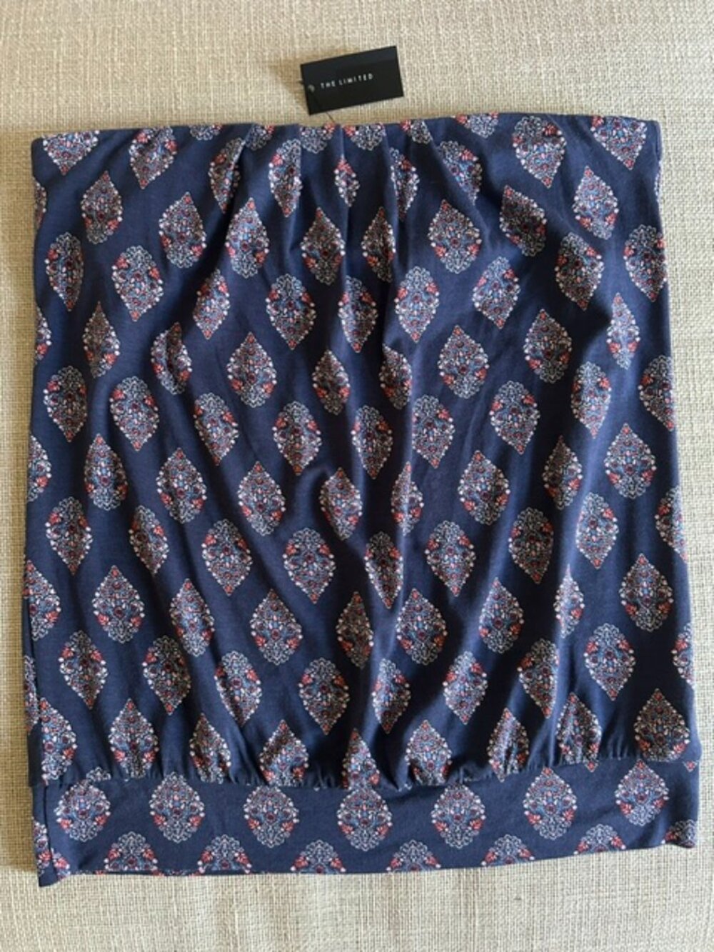 The Limited - bra top tube top - paisley SM  NWT!